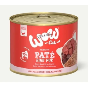 WOW Cat Manzo Puro 200g - Nutriente e Gustoso