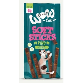 WOW Cat Soft Sticks Manzo 6 x 5g - Snack Irresistibili per Gatti