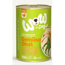 WOW Dog 100% Frutta e Verdura 400g - Nutrizione Naturale per il Tuo Cane
