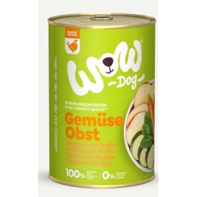WOW Dog 100% Frutta e Verdura 400g - Nutrizione Naturale per il Tuo Cane