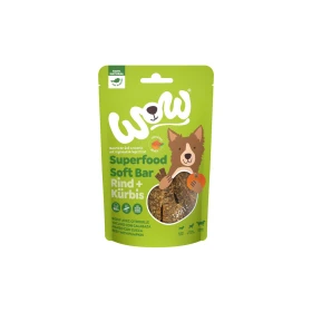 WOW Dog Soft Bar 150g Manzo e Zucca