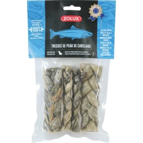 Zolux Pelle di Merluzzo a Trecce per Cani 70 g