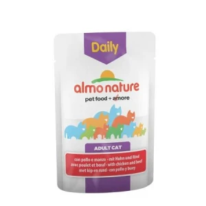 Almo Nature Daily Cat Pollo/Manzo 30 x 70 g