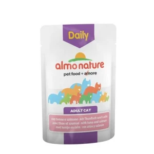 Almo Nature Daily Cat Tonno e Salmone 30 x 70 g