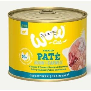 WOW Cat Pollo e Gamberi 200g - Mangime Umido per Gatti