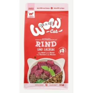 WOW Cat Manzo 2 kg - Mangime Secco per Gatti