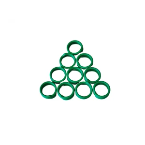 Anelli Plastica spirale zampe Piccioni - Diam 10 mm - Verde / 10 Pz.