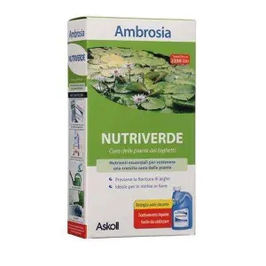 Askoll Ambrosia Nutriverde 250 Ml, Essenziale per una crescita sana delle piante