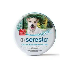 Collare Seresto antiparassitario Cani inferiori ad 8 Kg - Bayer