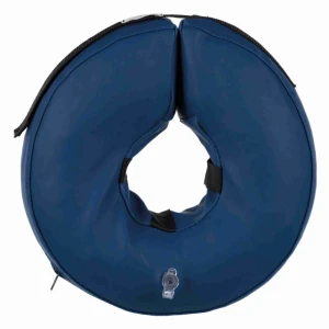 Collare veterinario gonfiabile Trixie S/M blu