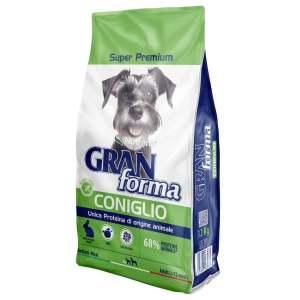 Crocchette monoproteiche cane coniglio Nutrena 12 kg