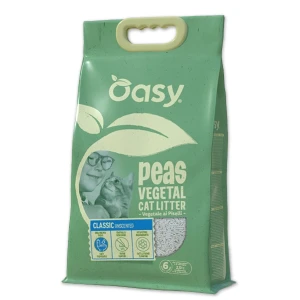 Oasy Lettiera Agglomerante Vegetale ai Piselli 6 L