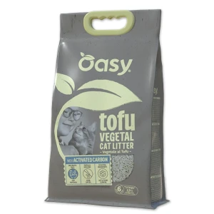 Lettiera tofu agglomerante Oasy Carboni Attivi 6 L