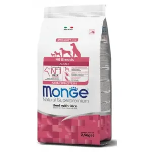 Monge Superpremium All Breeds Adult Monoproteico per Cani - Manzo e Riso