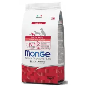 Monge Superpremium Mini Puppy & Junior per Cani - Pollo