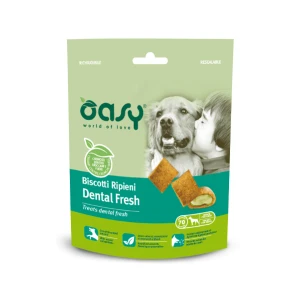 Oasy Biscotti Ripieni Snack per Cani Dental Fresh 70 g
