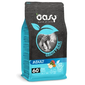 Oasy crocchette gatto Grain Free Adult Pesce 300 Gr