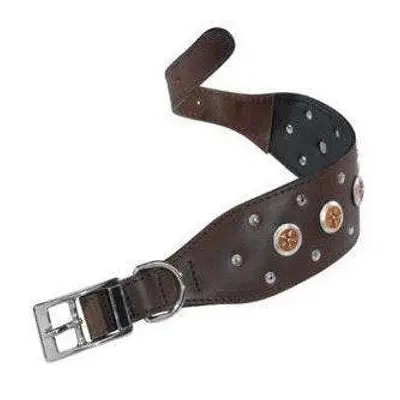 Collare Wippet in cuoio di Toro Vip Cws 15-32 - Marrone - Ferplast