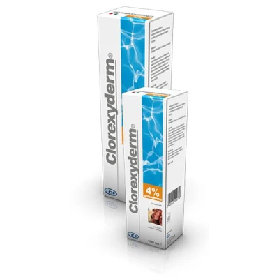 Icf Clorexyderm Soluzione 4% Ml.250 - Shampoo Disinfettante Per Cani E Gatti