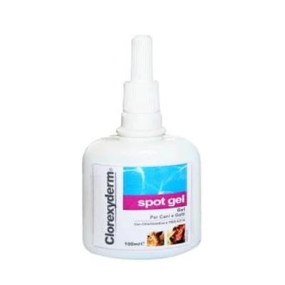 Icf CLOREXYDERM SPOT GEL - Disinfettante per cani e gatti Ml. 100