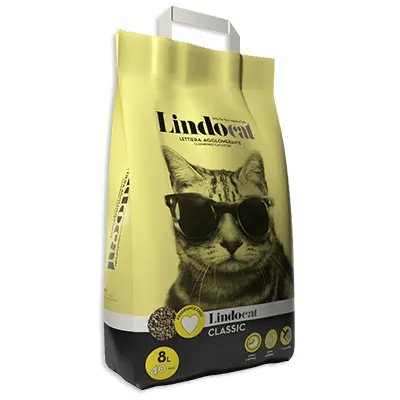 Lettiera Agglomerante Classic con Bentonite Naturale Lindocat