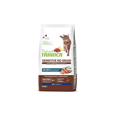Natural Trainer Sensitive No Grain gatto con trota e patate - 2 kg