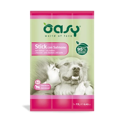 Oasy Stick con Salmone - Snack per cani