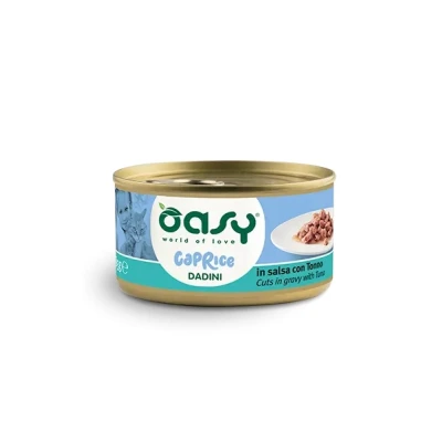 Oasy Wet Cat CAPRICE - Dadini con TONNO Lattina 85 gr 