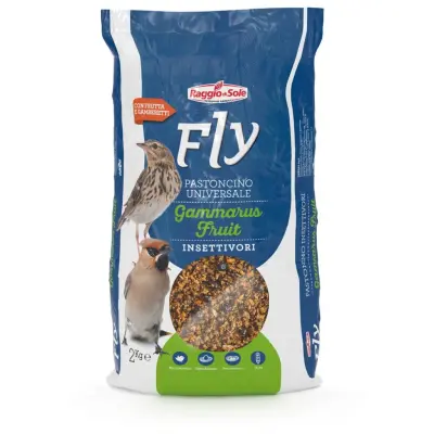 Pastoncino Gammarus Fruit Universale Insettivori - 2 kg - Fly Raggio di Sole