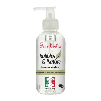 Shampoo Manti Lunghi per Cani - 250 ml - Bubbles & Nature - Ferribiella