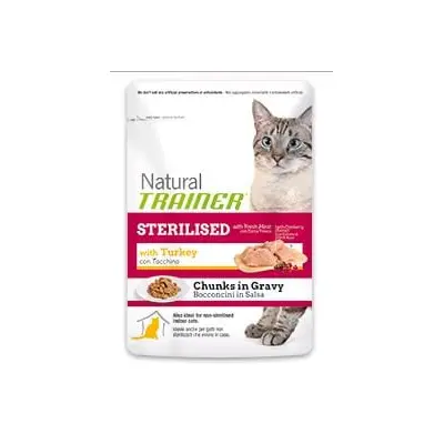 Trainer Natural Sterilised Tacchino - 1 bustina da 85 gr