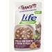 Lifepet Lifecat Buste 30 x 55 g Trancetti Pollo/Fegatini - Thumbnail 1