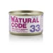 Natural Code Cat 33 Tonno, Orata e Amaranto in Gelatina 85 g - Thumbnail 1