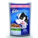 Purina Felix Ghiottonerie Salmone e Zucchine in Gelatina 26x85 g - Thumbnail 1
