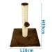 Nobleza Tiragraffi Classico 28 x 28 x 39 cm - Marrone - Thumbnail 1