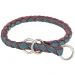 Cavo Collare Semistrangolo TX - Trixie, S: 30-36 cm, Vinaccia/Petrolio - Thumbnail 1