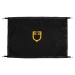 Cancelletto da box Equestro con logo in silicone 105x69 cm - Nero/Giallo
