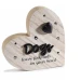 Decorazione in legno a cuore - Dogs