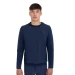Equestro Felpa tecnica uomo girocollo con inserti micro mesh