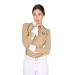 Equestro Polo donna slim fit da concorso con inserti in mesh