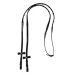 Equestro Redini in cuoio con inserti in gomma e fibbie inox