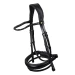 Equestro Testiera dressage anatomica in cuoio con strass