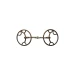 Filetto Western Gonzales con Imboccatura Torciglione - Metalab - 12,5 cm