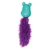 Gioco per gatti con erba gatta KONG Bobble Mouse con testina a topo e coda soffice viola