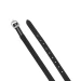 Lacciolini per speroni in cuoio con elastico - Equestro - Nero - foto 2