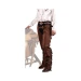 Lakota CHAPS WESTERN FRANGE GOLD - Pelle scamosciata Taglia L