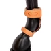 Lami-Cell Skid boots in cuoio con chiusura a strappo