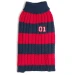 Maglioncino per cani Puffy & Friends a righe rosse e blu