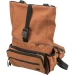 Marsupio per passeggiate cane 2 in 1 marrone con tasche e porta bottiglia