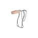 Metalab Hackamore in acciaio inox con nasalina in cuoio imbottita